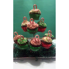 Christmas Cupcakes with Candy Canes