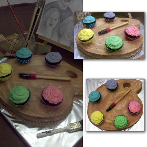 Artist Palette Cake